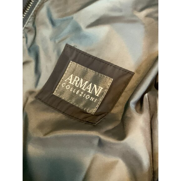 Armani Collezioni Long Black Quilted Down Puffer Coat, Size 10 | 46, NWT! $1,295 - Picture 9 of 11